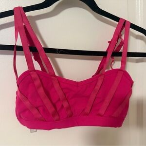 Lorna Jane Strappy Sports Bra – Pink (S)